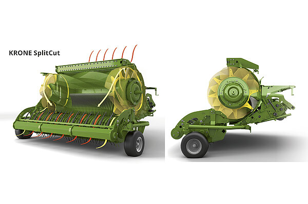 KRONE SplitCut – Du fourrage optimal sur toute la largeur